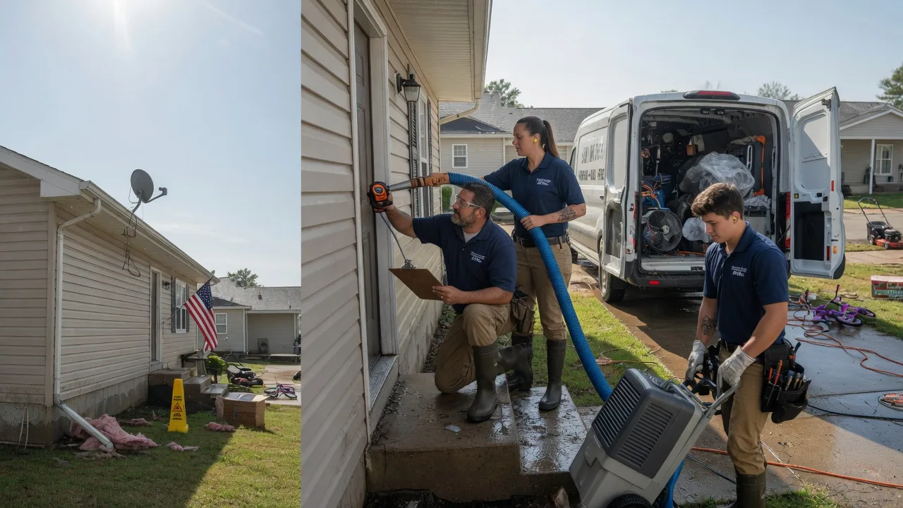 Ceiling Water Damage Restoration in La Place, IL near me